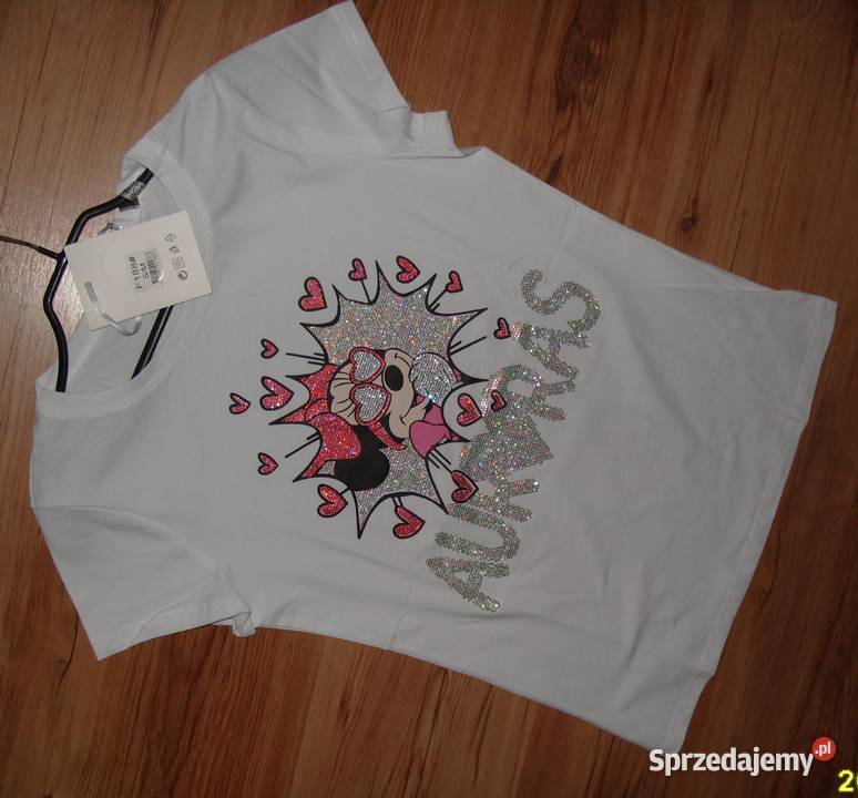 KoszulkaTshirt MIKI kolorowe cyrkonie rSM Rawicz sprzedam