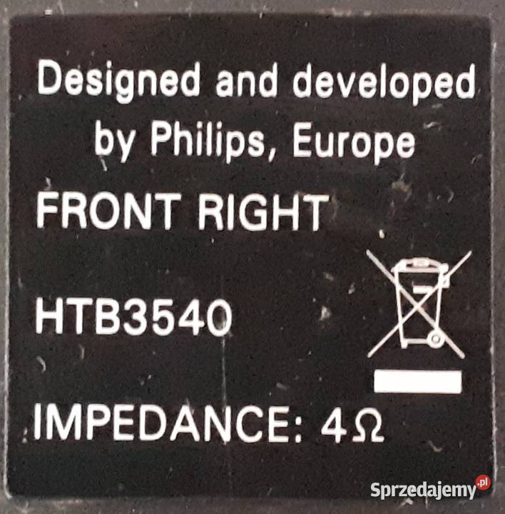 głośniki do kina domowego HTB3540 Philips Czachówek