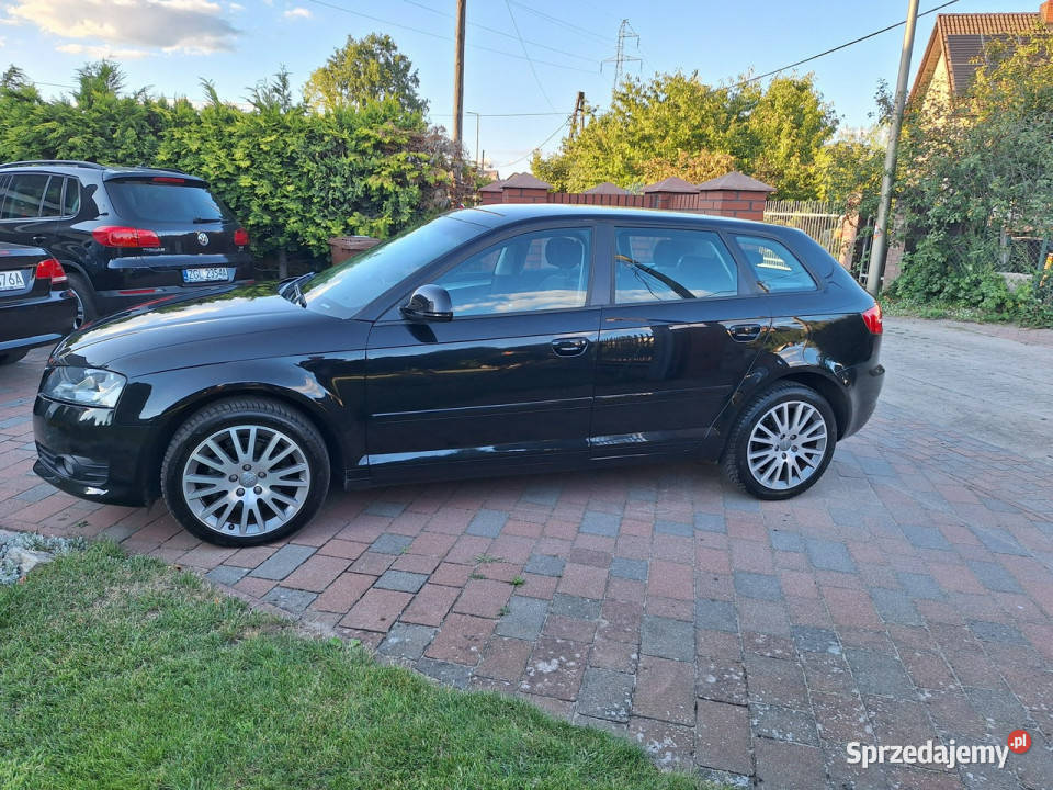 Audi A3 Sportback Klimatronik Serwisowany Stan elektrochrom. lusterko wst. Załom
