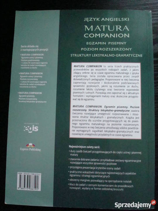Matura companion jangielski prozszerzony szkoła ponadgimnazjalna dolnośląskie Jelenia Góra