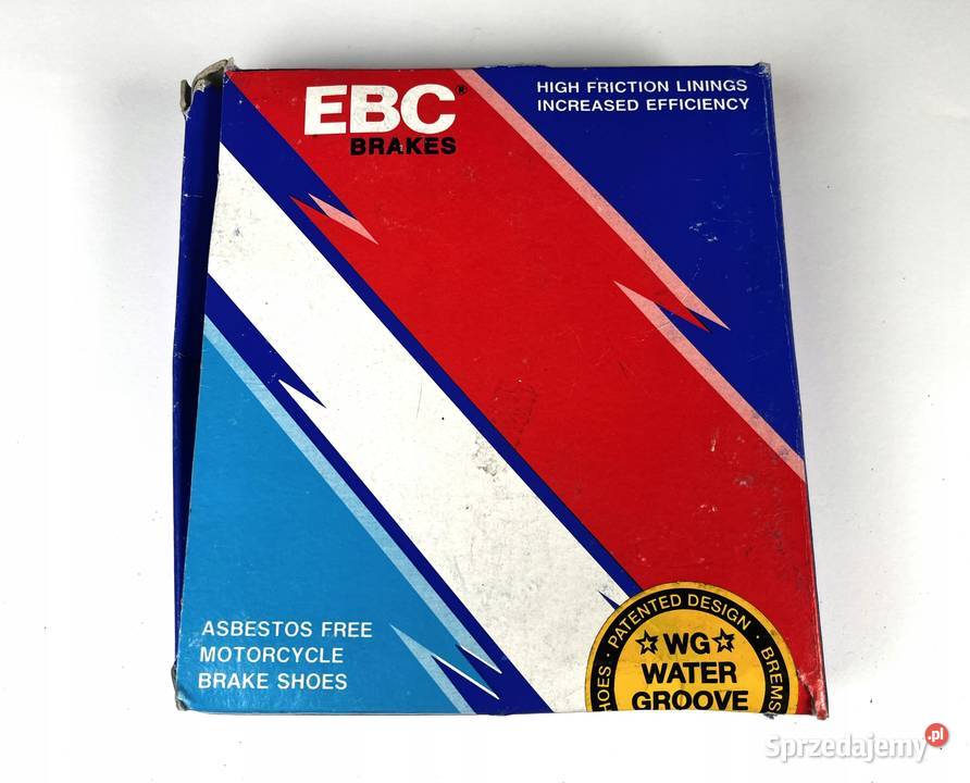 Zestaw szczęk hamulcowych EBC rowkowanych EBC