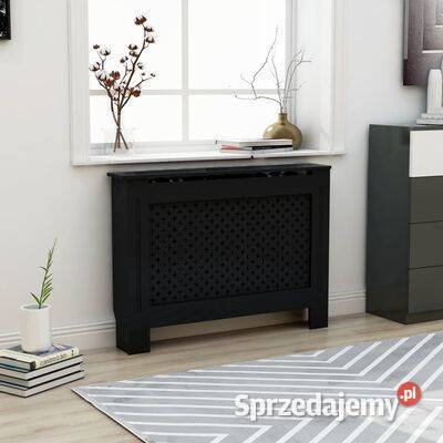 vidaXL Osłona na kaloryfer czarna 112x19x815 sprzedam