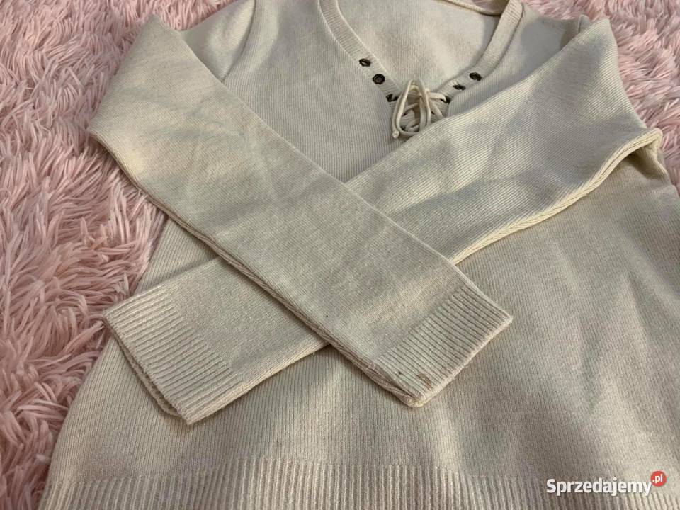 Sweter z wiązaniem HIT Jasło sprzedam
