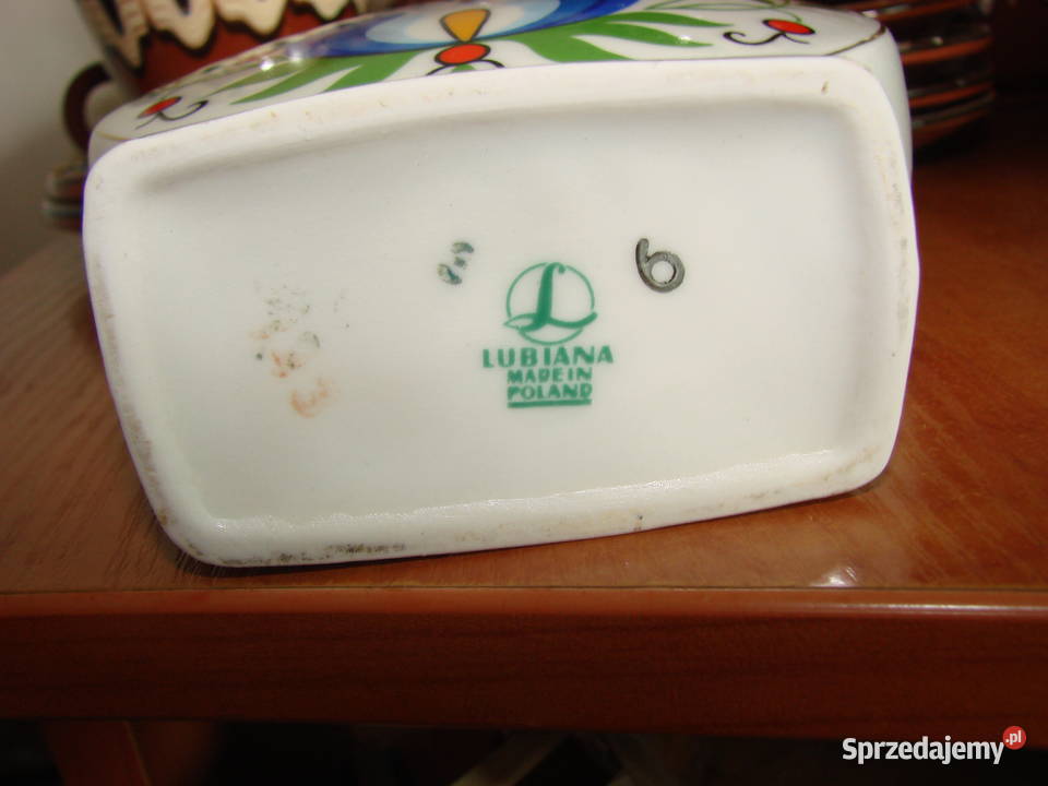 Lubiana wzór kaszubski wazonik Pruszcz Gdański