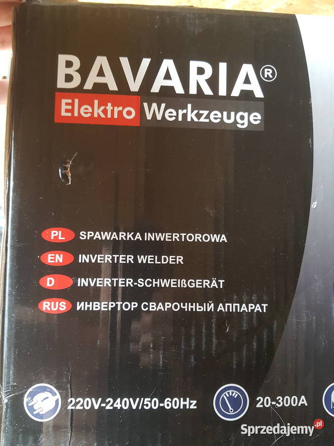 SPAWARKA INWERTOROWA MMA BAVARIA IGBT 300A LCD Głogowa