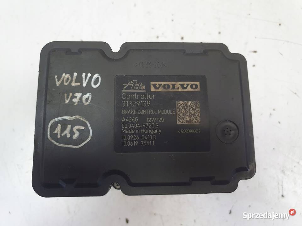 Volvo V70 III S80 II POMPA ABS hamulcowa Chełm