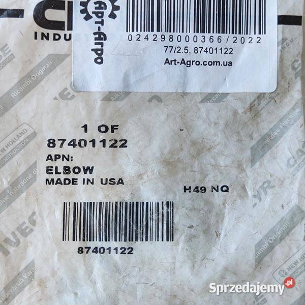 87401122 Adapter narożny CNH