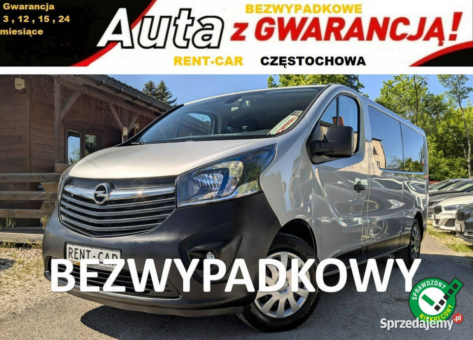 Opel Vivaro BUS 8Osób 16D125OPŁACONYBezwypadkowy isofix Vivaro Częstochowa