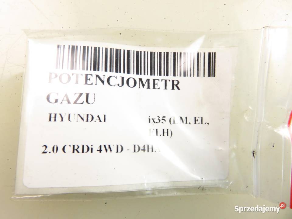 POTENCJOMETR GAZU HYUNDAI ix35 20 CRDi sprzedam