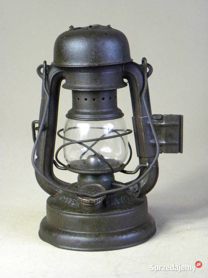 Niemiecka lampa wojskowa naftowa Feuerhand 176 E - przesyłka