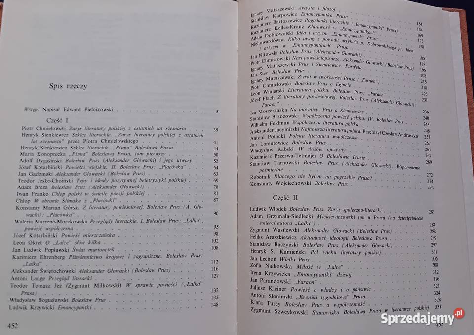 Prus z dziejów recepcji twórczości PWN 1988 r Koźminek
