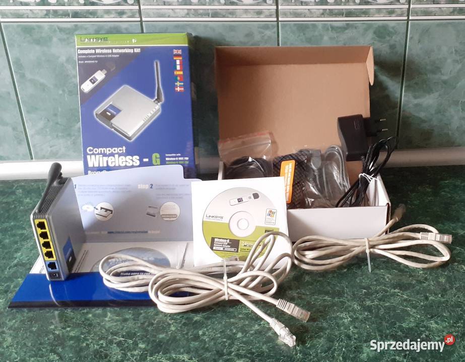 Linksys WirelessG Router WRT54GC z osprzętem router Warszawa