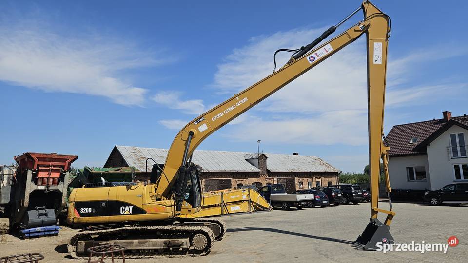 Koparka Caterpillar 320DL long reach 165m Sochaczew