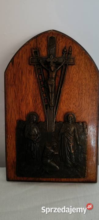 Płaskorzeźby na drewnianej podstawie z Antyki Tarnów sprzedam