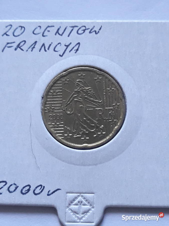 20 Eurocentów Francja 20002002 r Konin
