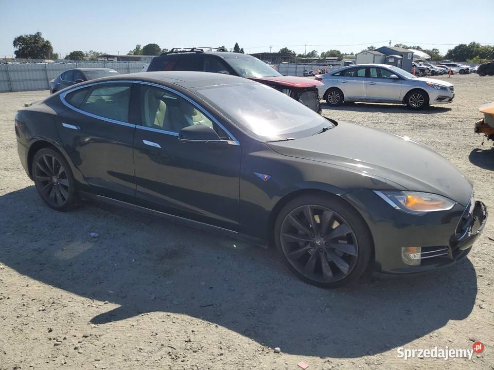 2013 TESLA MODEL S zielony Model S Częstochowa