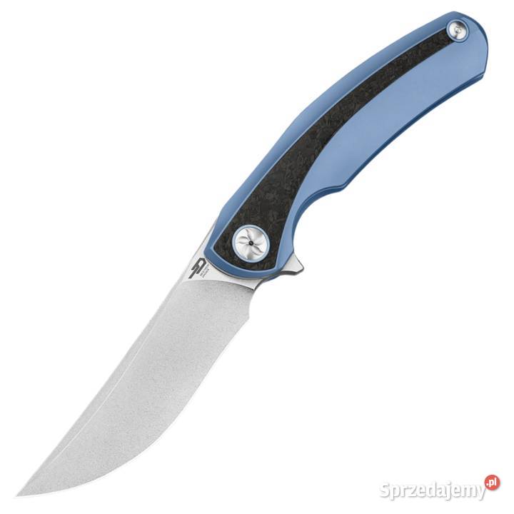 Nóż składany Bestech Sambac Blue TitaniumMarbled mazowieckie