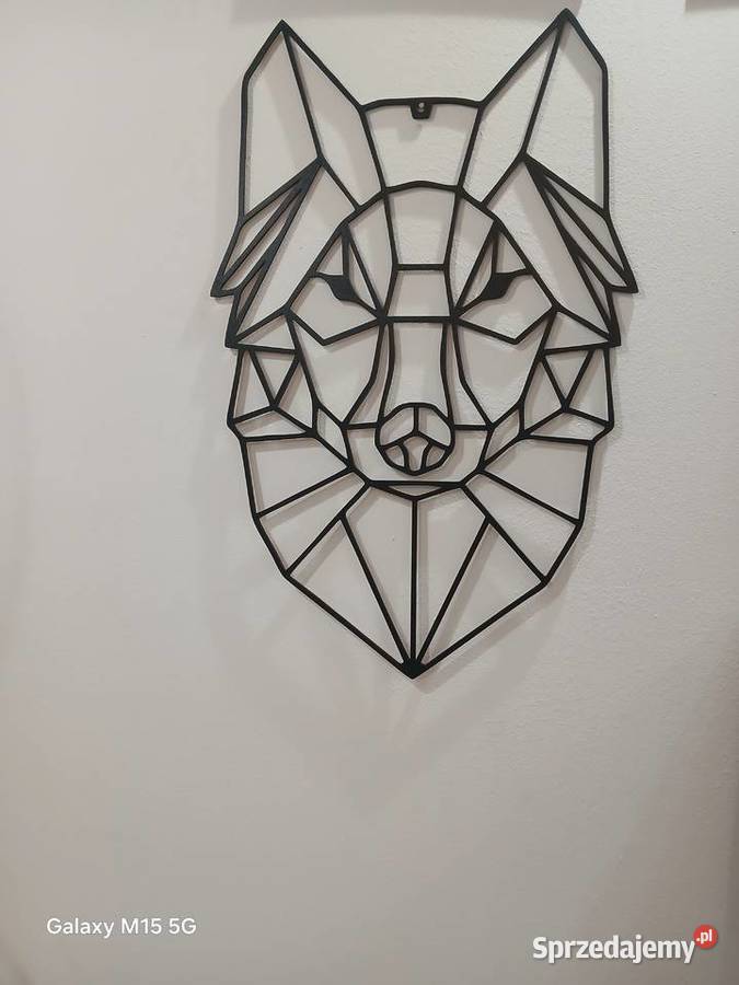 Dekoracja ścienna wilk wycinany laserowo Rękodzieło Skawina