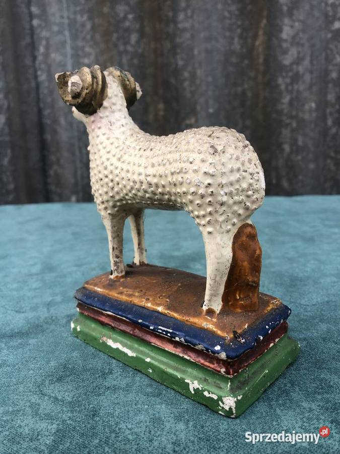 Zabytkowy Gips Baranek Łowicz
