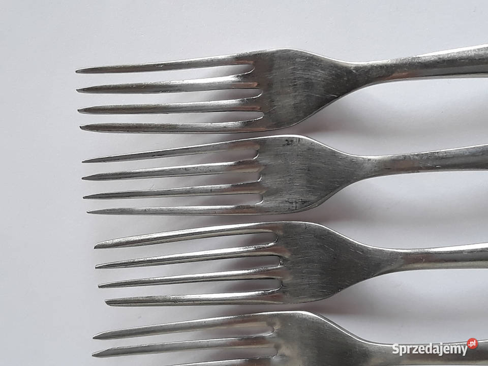 Widelce obiadowe 3 KŁOS Gerlach sztućce PRL
