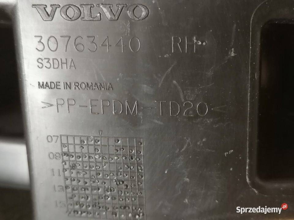 VOLVO XC60 MOCOWANIE ŚLIZG ZDERZAK TYŁ 30763440 wielkopolskie Pleszew