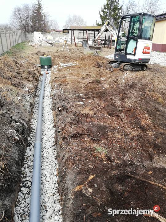 Usługi minikoparką Ostrzeszów ogród