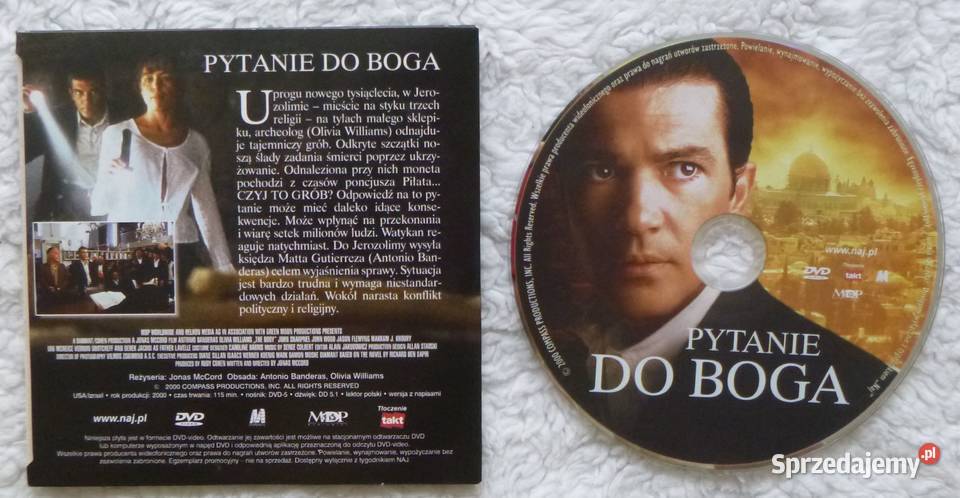 Film DVD Pytanie do Boga 1 płyta Warszawa