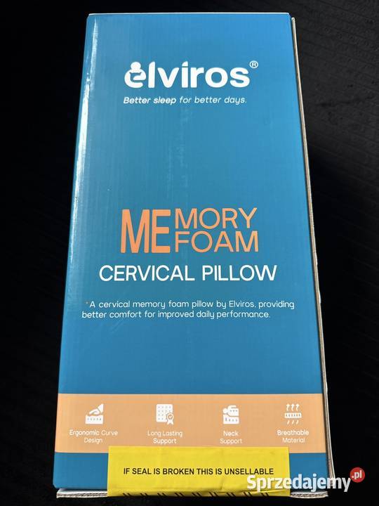 Poduszka ortopedyczna Elviros Memory Foam Ubieszyn