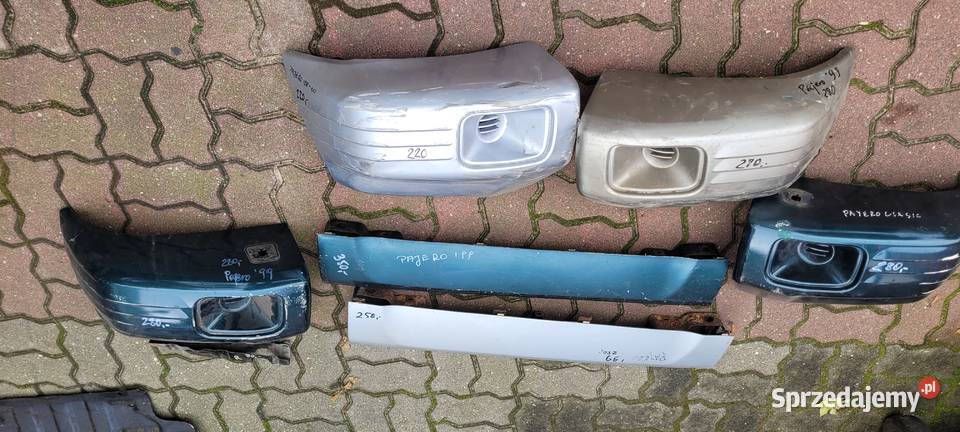 Halogen w zderzak Mitsubishi Pajero II lift Zderzaki