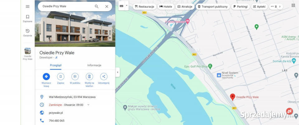 Nowoczesny dom z ogródkiem i tarasem na IIp z asfalt Nieruchomości mazowieckie Warszawa