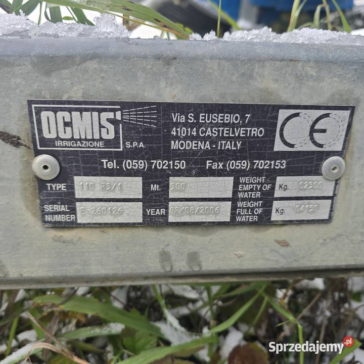 Deszczownica otmis bauer odra Grodków