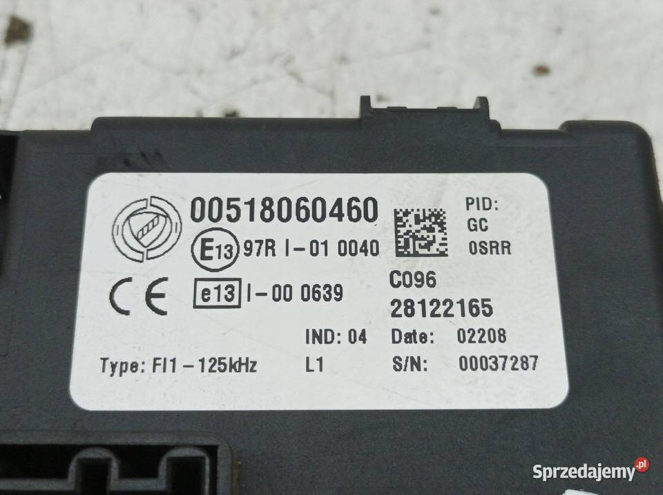 SKRZYNKA BEZPIECZNIKÓW 00518060460 Fiat Grande