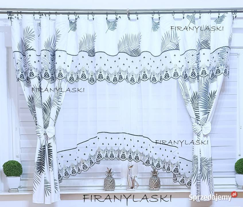 Komplet Zasłony i firanka Firany do pokoju