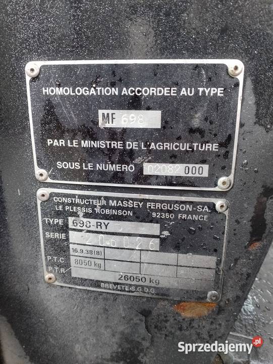 Massey Ferguson 698 Massey Ferguson