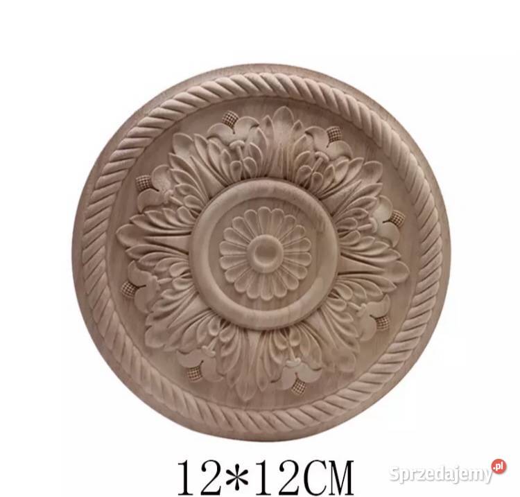 Drewniany ornament rozeta ozdoba dekor na drzwi Częstochowa
