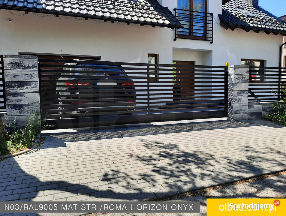 Ogrodzenie poziome aluminiowe nowoczesne ALFEN pomorskie Gdynia