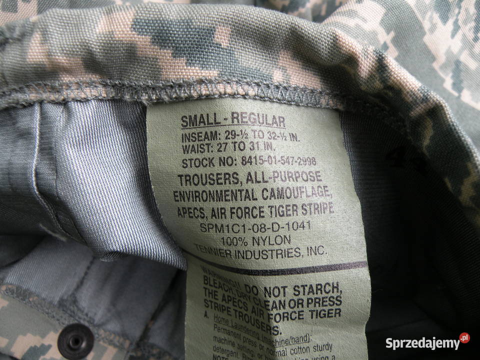 Komplet goretex ABU tiger stripes USAF small dolnośląskie Wrocław