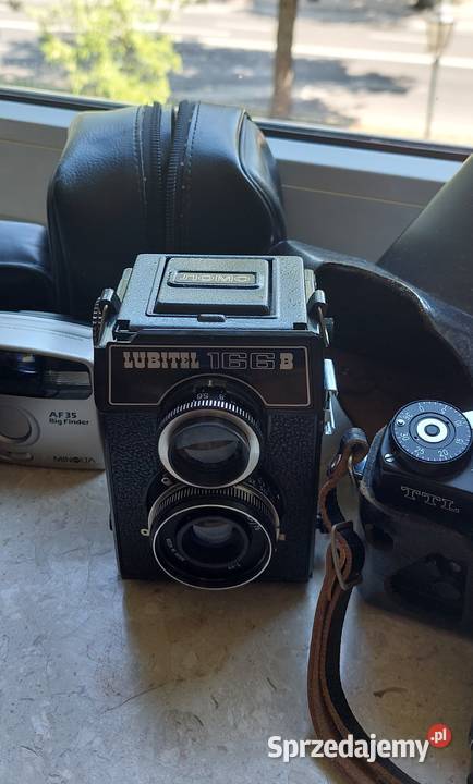 Aparaty Canon Zenit Halina Lubitel Polaroid Warszawa sprzedam