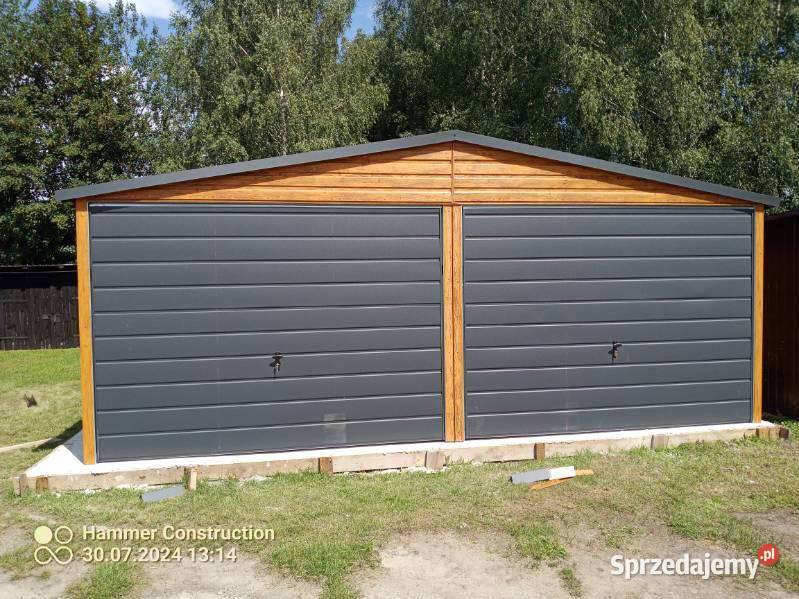 Garaż blaszany 6x6 Wzmocniony profilami sprzedam