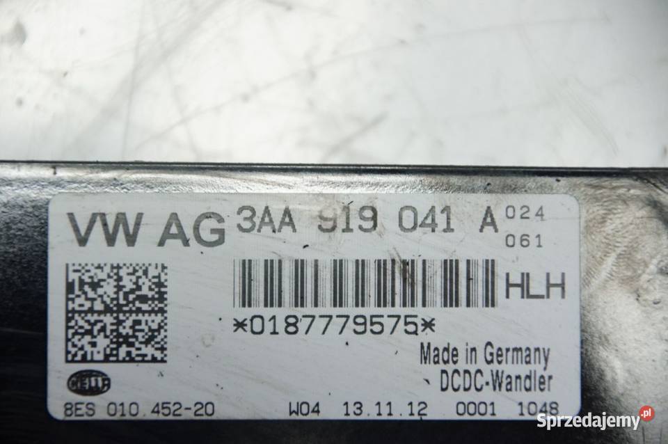 MODUŁ VOLKSWAGEN CADDY III 3AA919041A NAPIĘCIA Lipno