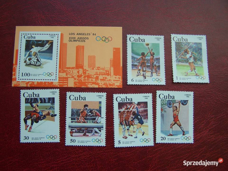 Kuba 1983 MNH Mi 271621 Sport Olimpiada Los