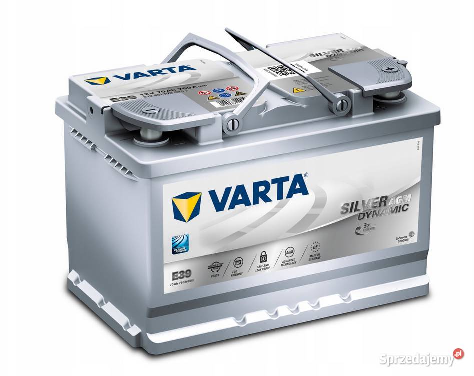 Akumulator 70Ah 760A Varta AGM E39 Start Stop dolnośląskie Wrocław