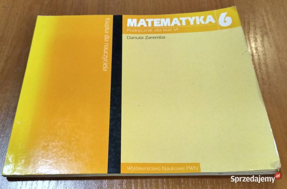 Matematyka 6 podręcznik kl VI książka Gdańsk sprzedam