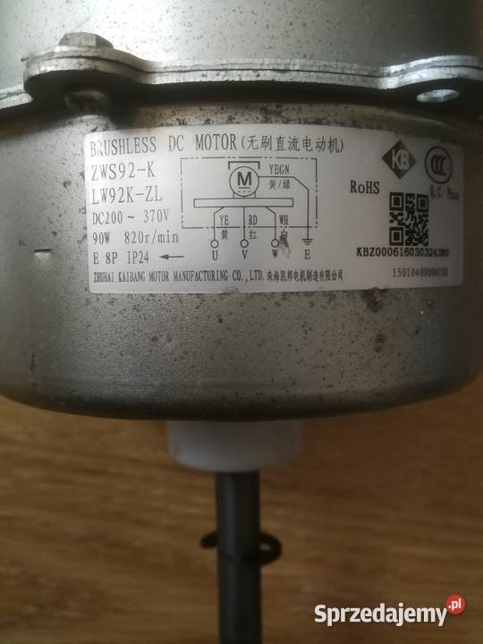 ZWS92K LW92KZL Silnik wentylatora jednostki świętokrzyskie Kazimierza Wielka