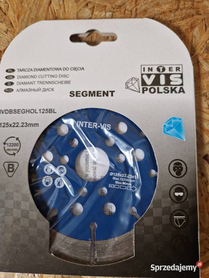 NTER VIS TARCZA DIAMENTOWA 125MM SEGMENT BETON Głogowa