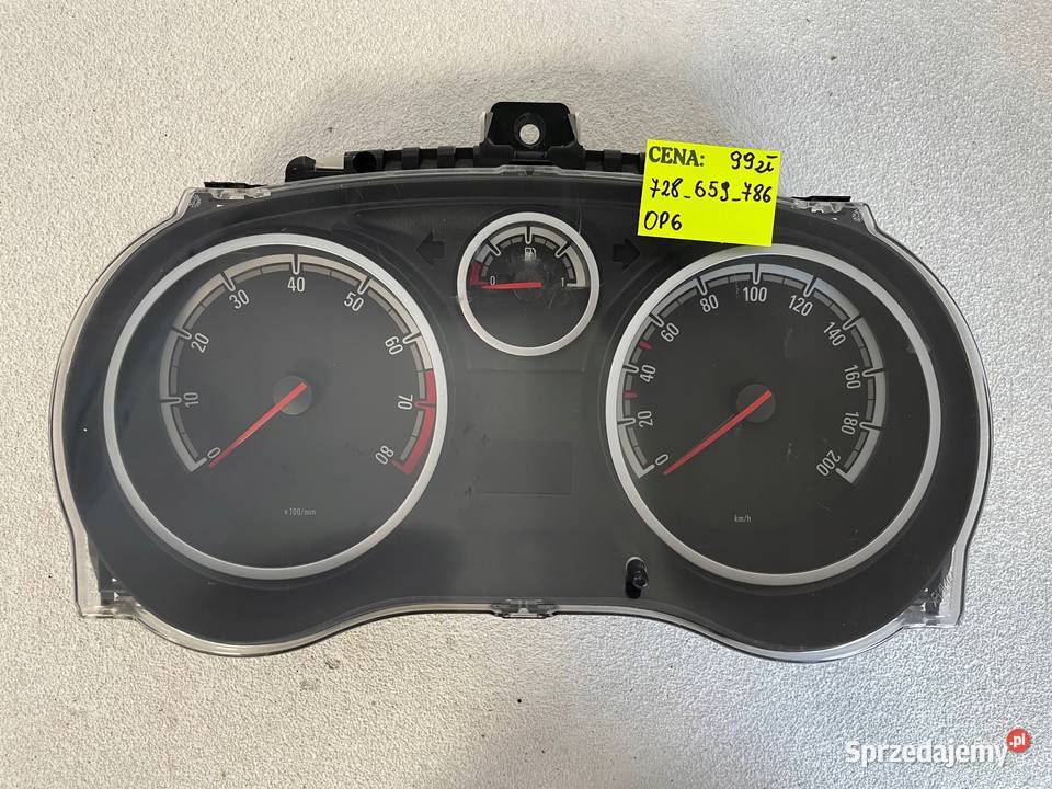 LICZNIK ZEGARY OPEL MOKKA MERIVA CORSA ASTRA Liczniki i zegary Warszawa