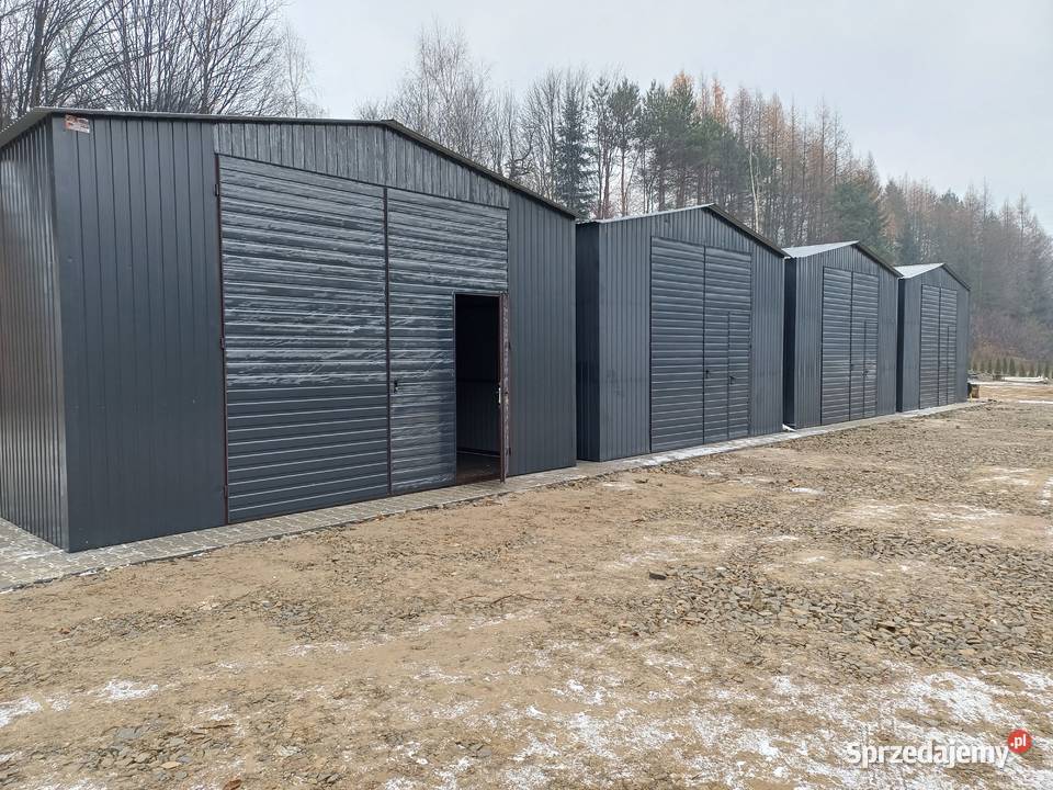 GRAFITOWY Garaż Blaszany Garaże Blaszane Magazyn Lubaczów