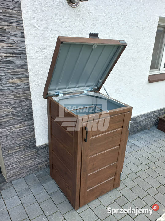Zabudowa kosza na śmieci wiata obudowa 60x65x110 kujawsko-pomorskie Żnin