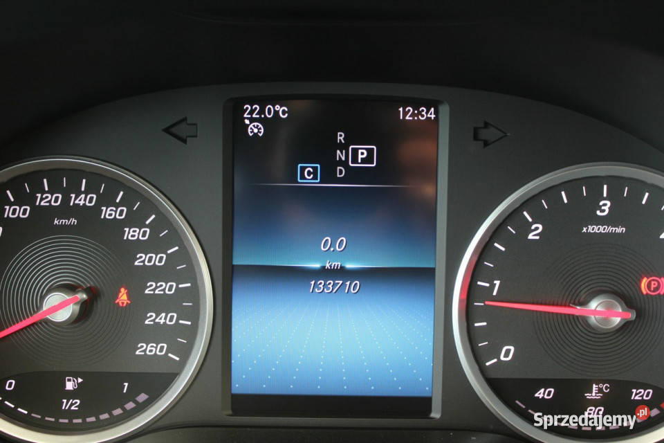 Mercedes C 200 Exclusive FV23 160 Navi LED światła do jazdy dziennej Sokołów sprzedam