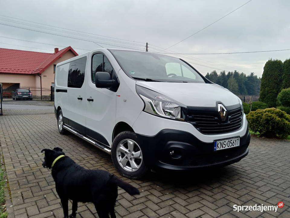 sprzedam renault trafic long brygadówka 6osobowy 1600cm3 Łącko